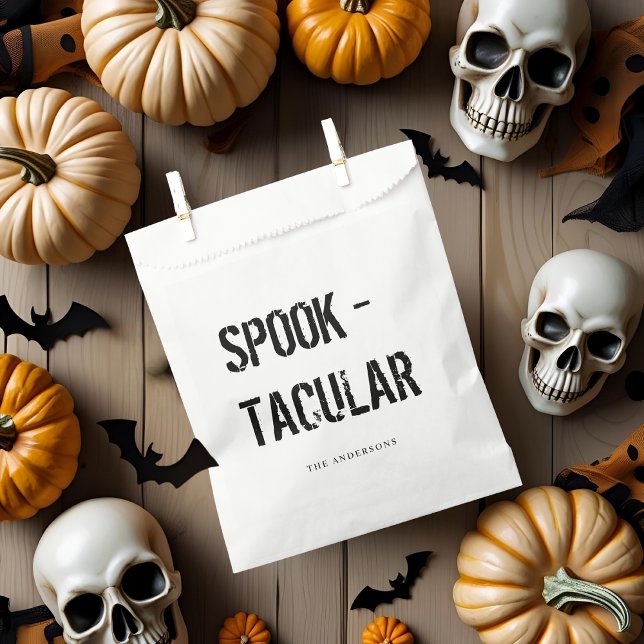 Sachets En Papier Spooktaculaire | Bonne Halloween (Créateur téléchargé)
