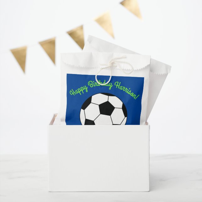 Sachets En Papier Sports de football fête d'anniversaire (Fête)