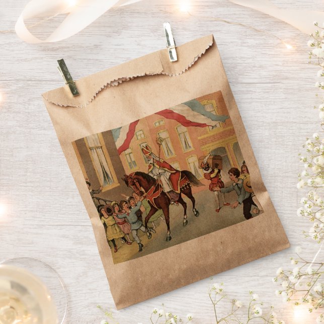 Sachets En Papier St. Nick's Day Dutch Sinterklaas Horse Vintage (Coupé)