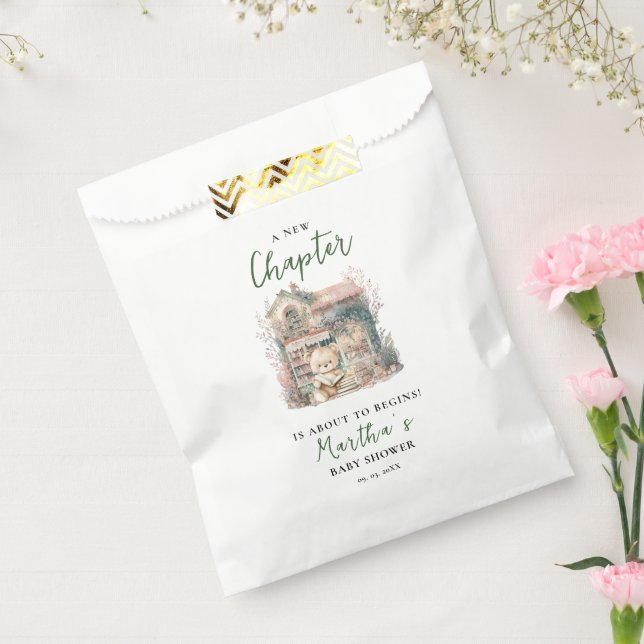 Sachets En Papier Storybook Un nouveau chapitre sur commence Baby sh (Scellé)