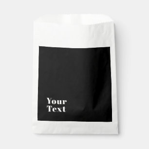 Sachets En Papier Stylish Editable Retro Modern Name (ou autre texte