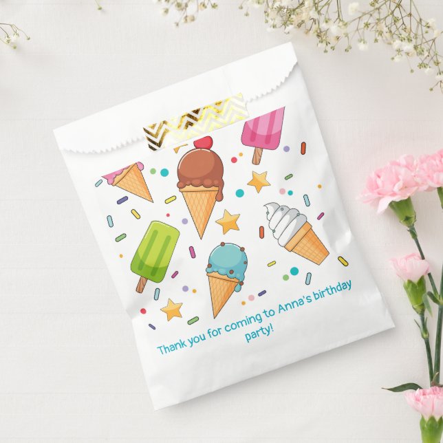 Sachets En Papier Sucette de glace (Scellé)