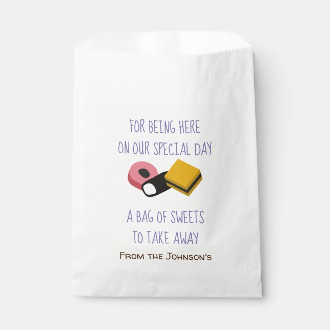 Sachets En Papier Sucres (Devant)