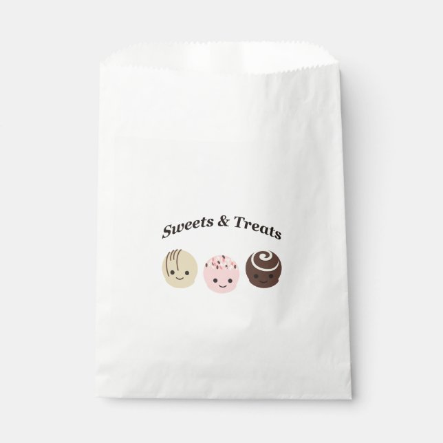 Sachets En Papier Sucres et friandises (Devant)