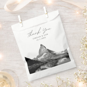 Sachets En Papier Suisse Mariage Faveur Photo Merci