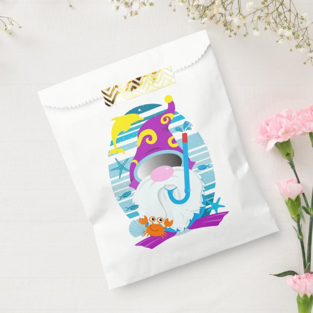 Sachets En Papier Summer Beach Party Gnome (Scellé)