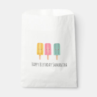 Sachets En Papier Summer Ice Cream Sticks