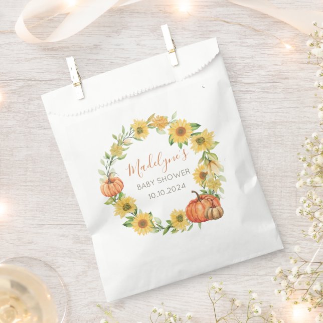Sachets En Papier Sunflowers & Pumpkins fall (Coupé)