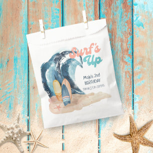 Sachets En Papier Surf Tropical Beach Surfing Anniversaire