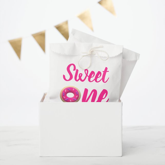Sachets En Papier Sweet One Donut 1er anniversaire (Fête)