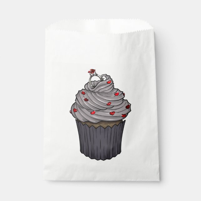 Sachets En Papier Sweet Proposition Cupcake (Devant)