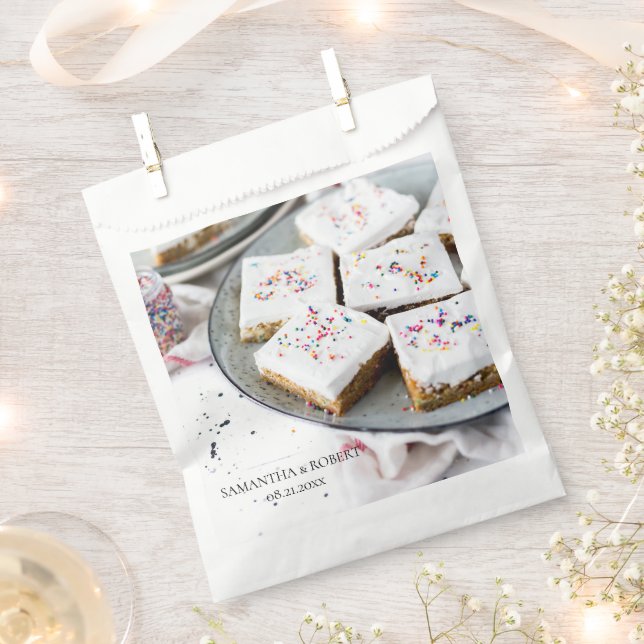 Sachets En Papier Sweets ou Cookie Wedding Favor Sac (Coupé)