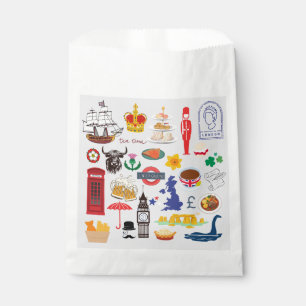 Sachets En Papier Symboles britanniques