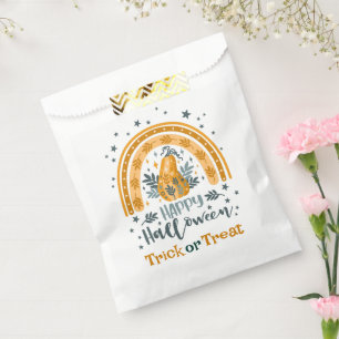 Sachets En Papier Symboles Halloween éffrayant motif