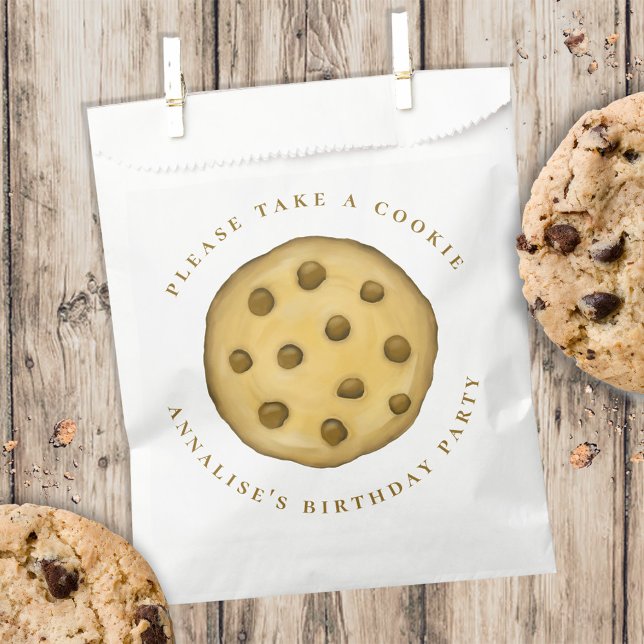 Sachets En Papier Sympa Anniversaire Cookie Traite Personnalisé (Créateur téléchargé)