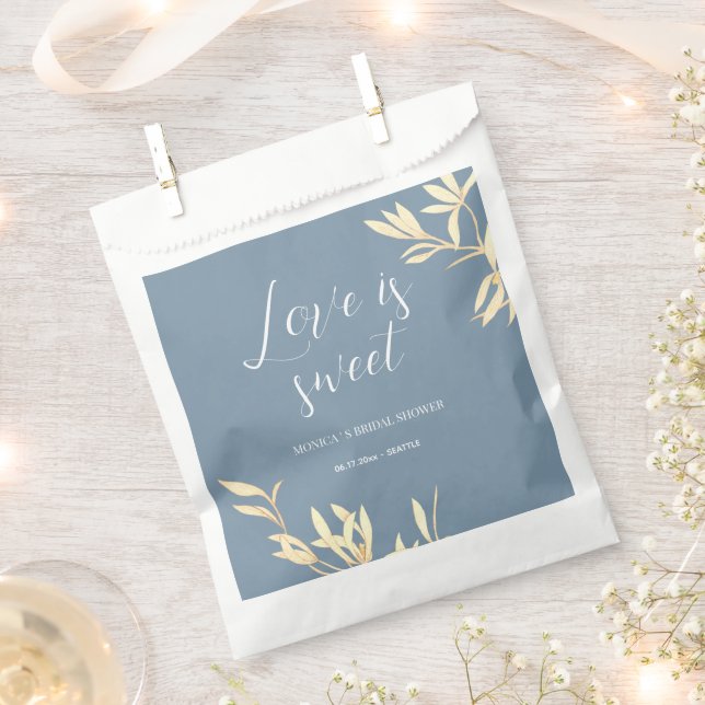 Sachets En Papier Symphonie florale intemporelle L'amour est doux (Coupé)