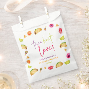 Sachets En Papier Taco Bout Love ! Douche Fiesta Mariage Couples