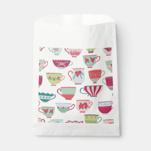 Sachets En Papier Tasses à thé Vintage moderne Sac Faveur