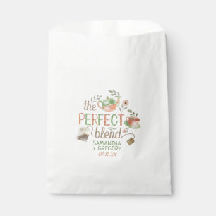 Sachets En Papier Tea Bridal Wedding shower Le Mélange Parfait Perso