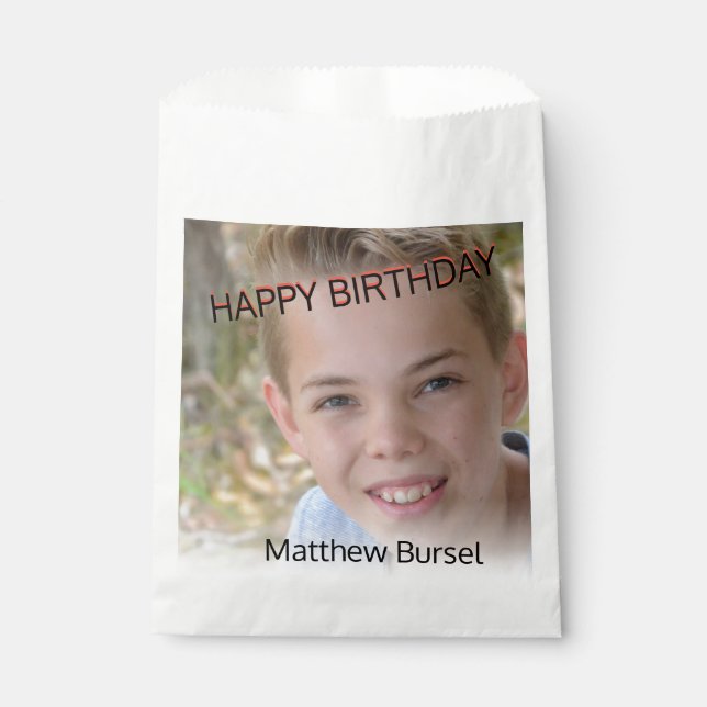 Sachets En Papier Téléchargement De Photo Créez Votre Propre Fabuleu (Devant)