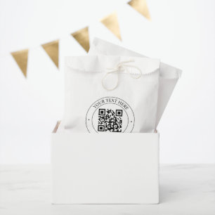 Sachets En Papier Téléchargez votre propre code QR et votre texte pe