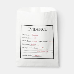 Sachets En Papier Témoignage du mystère du meurtre