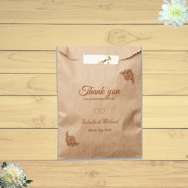 Sachets En Papier Terracotta moderne (Créateur téléchargé)