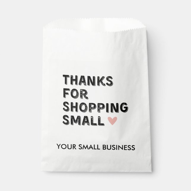 Sachets En Papier Thankyou | Petites entreprises (Devant)