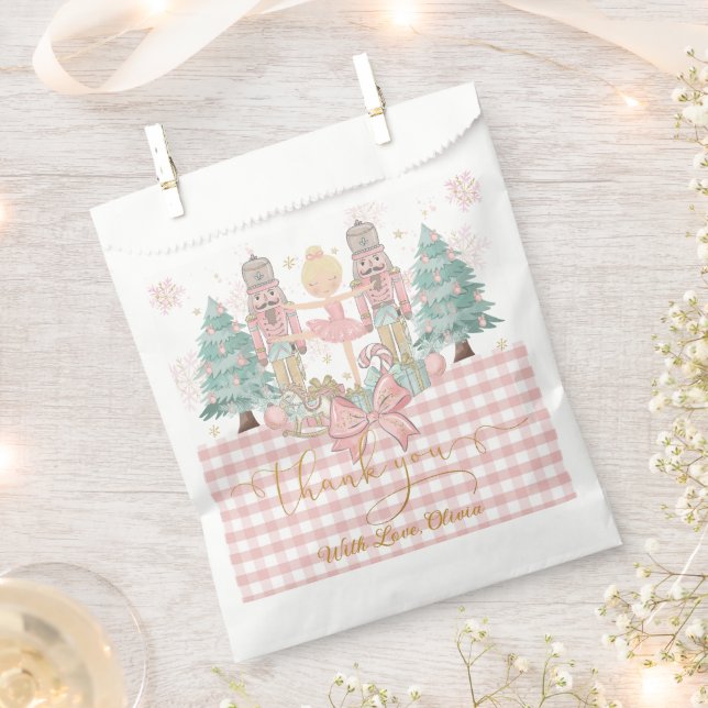Sachets En Papier The Nutcracker Ballet Pastel Pink Christmas Blonde (Coupé)