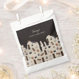 Sachets En Papier Thème de fête sur le motif du chocolat