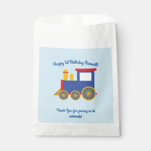 Sachets En Papier Thème mignon de fête d'anniversaire de Choo-Choo