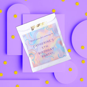 Sachets En Papier Tie Dye Rainbow