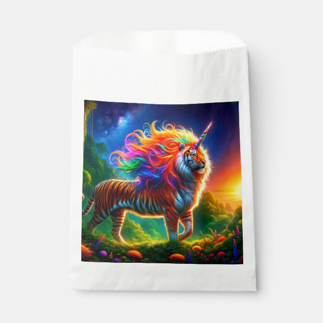 Sachets En Papier Tiger Unicorn (Devant)