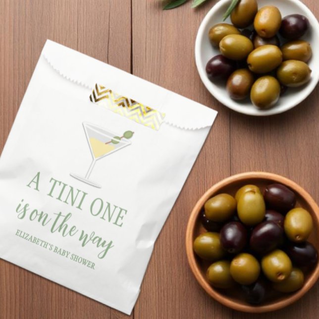 Sachets En Papier Tini One Baby Shower (Créateur téléchargé)