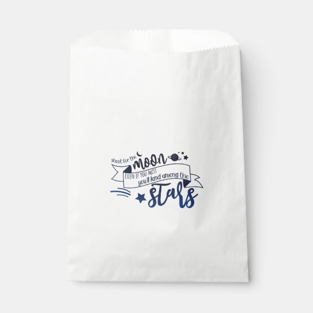 Sachets En Papier Tir pour la lune (Devant)