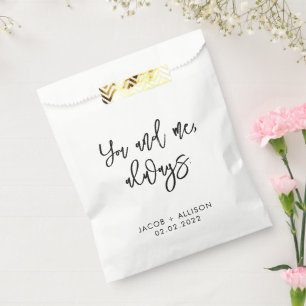 Sachets En Papier Toi et moi, toujours.