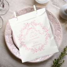 Toile de Jouy Chinoiserie Papillons Baby Shower 