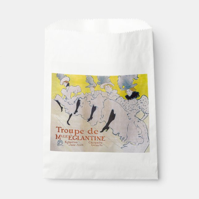 Sachets En Papier Toulouse-Lautrec - Troupe de Mlle Eglantine (Devant)