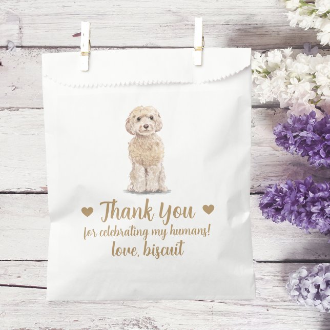 Sachets En Papier Traitement de chien Mariage Faveur Sac (Créateur téléchargé)