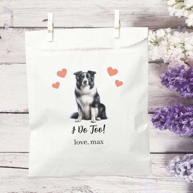 Sachets En Papier Traitement de chien Mariage Faveur Sac (Créateur téléchargé)