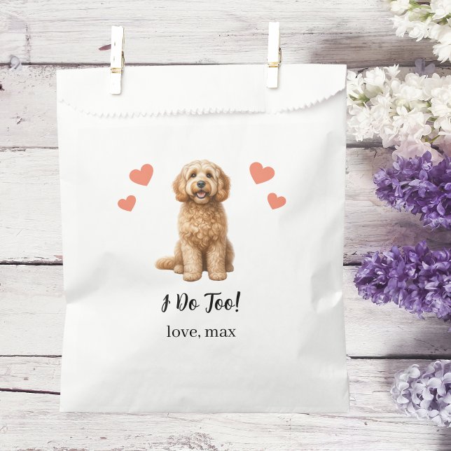 Sachets En Papier Traitement de chien Mariage Faveur Sac (Créateur téléchargé)