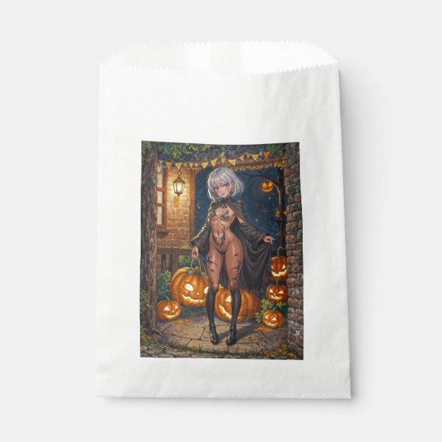 Sachets En Papier Trick ou le traitement, Brave Halloween Costume Gi (Devant)