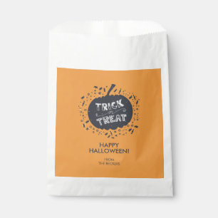 Sachets En Papier Trick Ou Treat Citrouille Halloween Favoriser les 