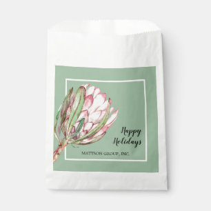Sachets En Papier Tropical Pink Protea Floral Treat