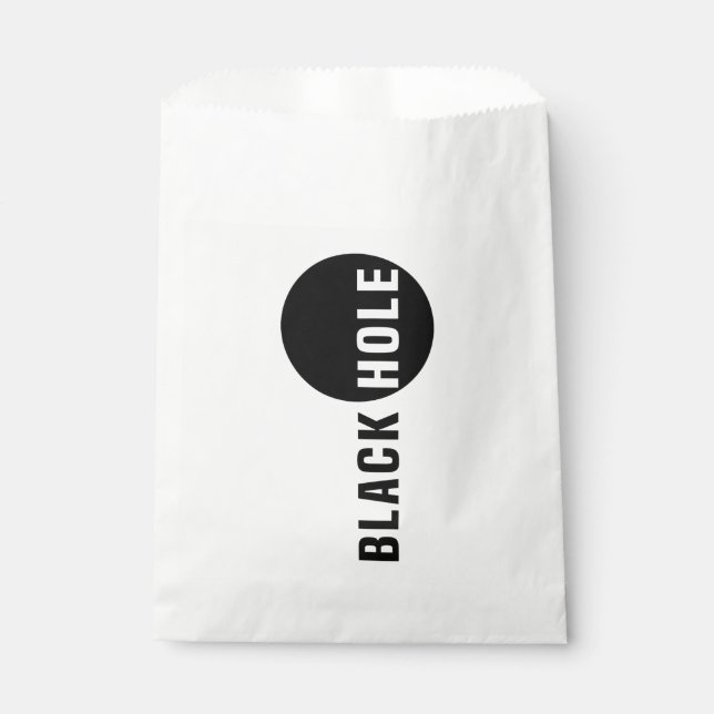 Sachets En Papier Trou noir (Devant)