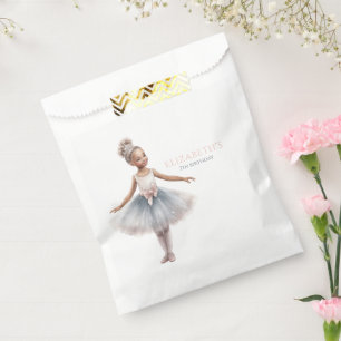 Sachets En Papier Tutu Cute Elegant Ballerina Aquarelle Anniversaire