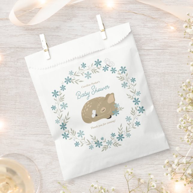 Sachets En Papier Un adorable Baby shower de la Faune (Coupé)