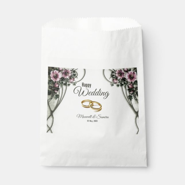 Sachets En Papier Un Amour Qui Dure Pour Toujours (Devant)