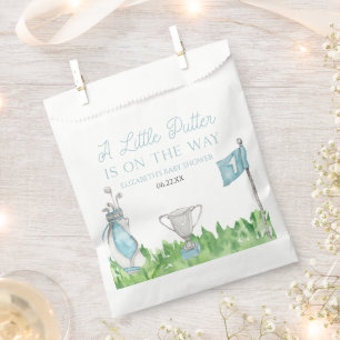 Sachets En Papier Un Baby shower De Golf Un Peu Bleu