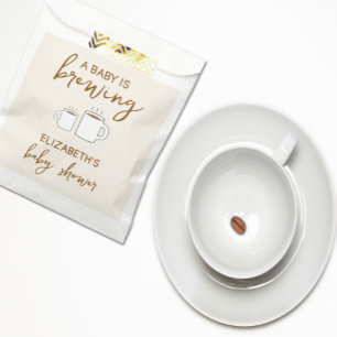 Sachets En Papier Un bébé brasse du Baby shower